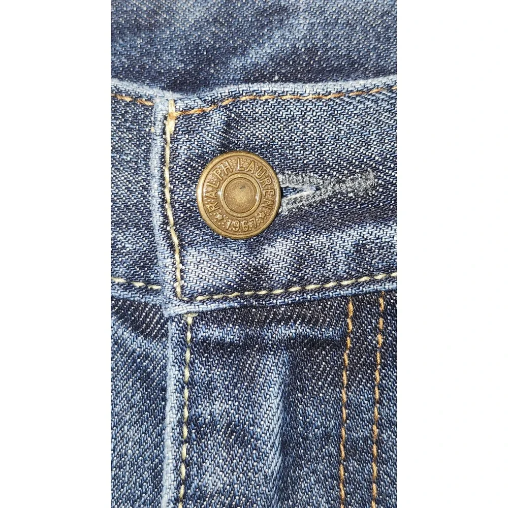 Polo Ralph Lauren Mens Blue Straight Leg Denim Jeans 40x30 RN41381